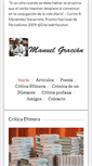 Mobile Screenshot of manuelgracian.com